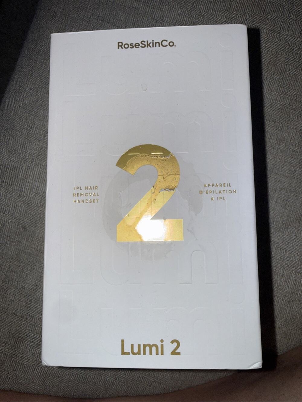 Roseskinco Lumi 2 IPL Laser Hair Removal Device At Home Permanent Hair Reduction